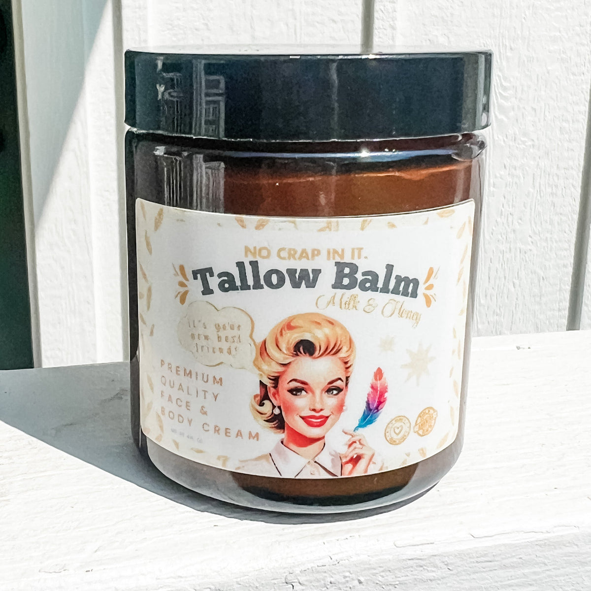 No Crap In It-Tallow Balm- 2 Variants-Health/Beauty-Dear Me Southern Boutique, located in DeRidder, Louisiana