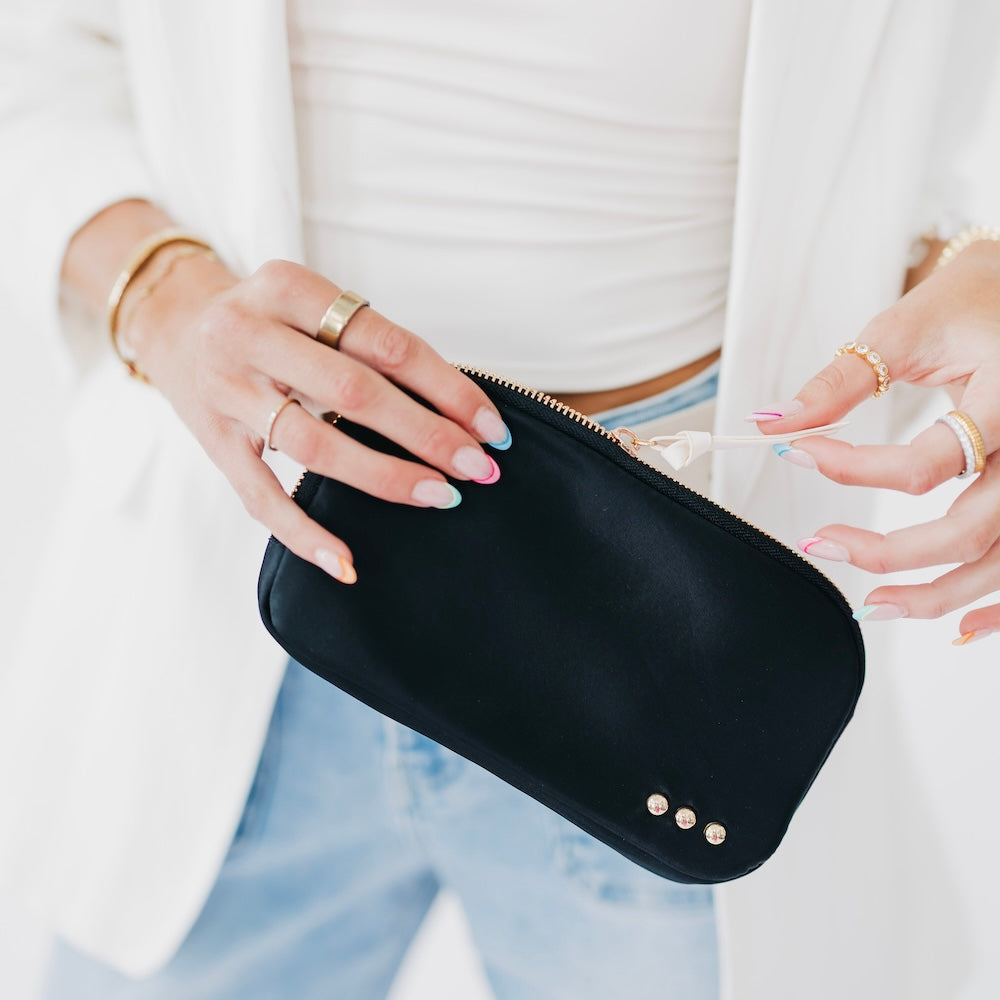 Nola Nylon Pouch-Presales-Dear Me Southern Boutique, located in DeRidder, Louisiana