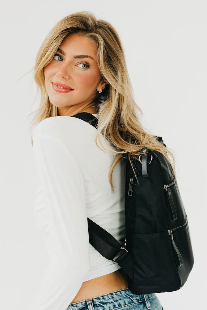 Nori Nylon Purse Backpack-Presales-Dear Me Southern Boutique, located in DeRidder, Louisiana