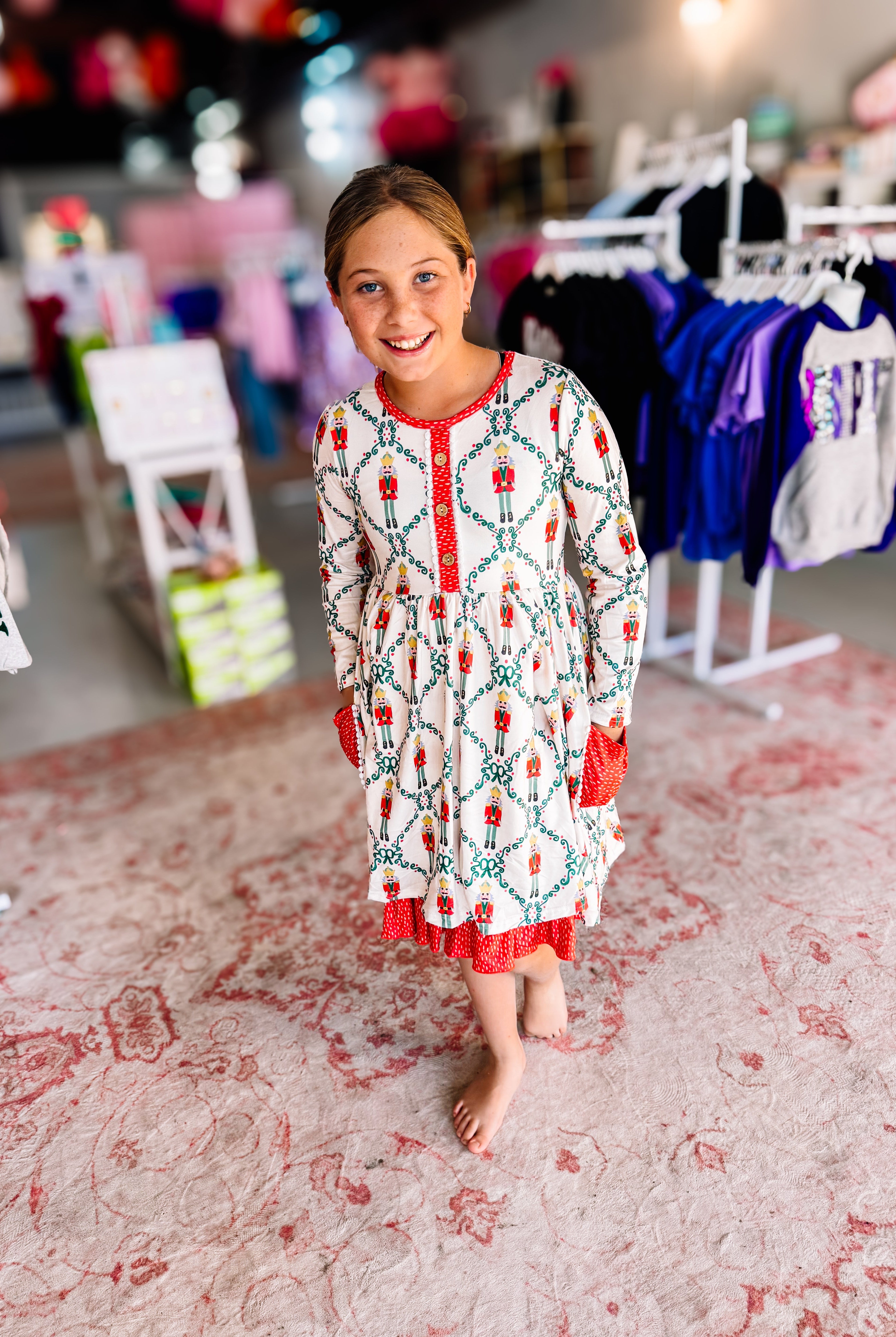 Nutcracker Sweetheart Dress-Dear Me Southern Boutique, located in DeRidder, Louisiana