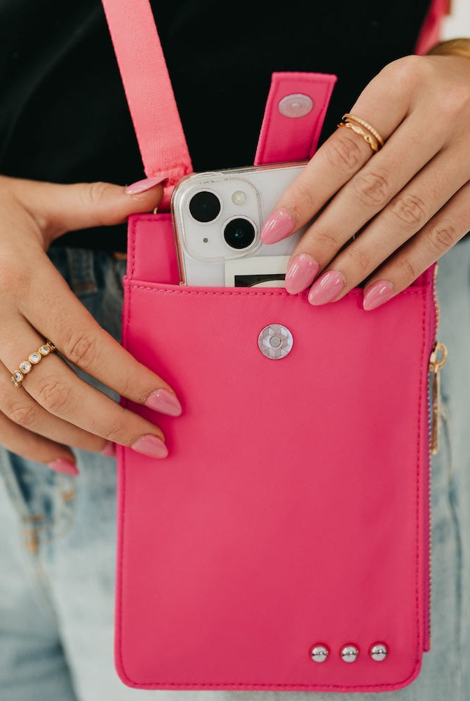 Nyla Nylon Phone Bag-Presales-Dear Me Southern Boutique, located in DeRidder, Louisiana