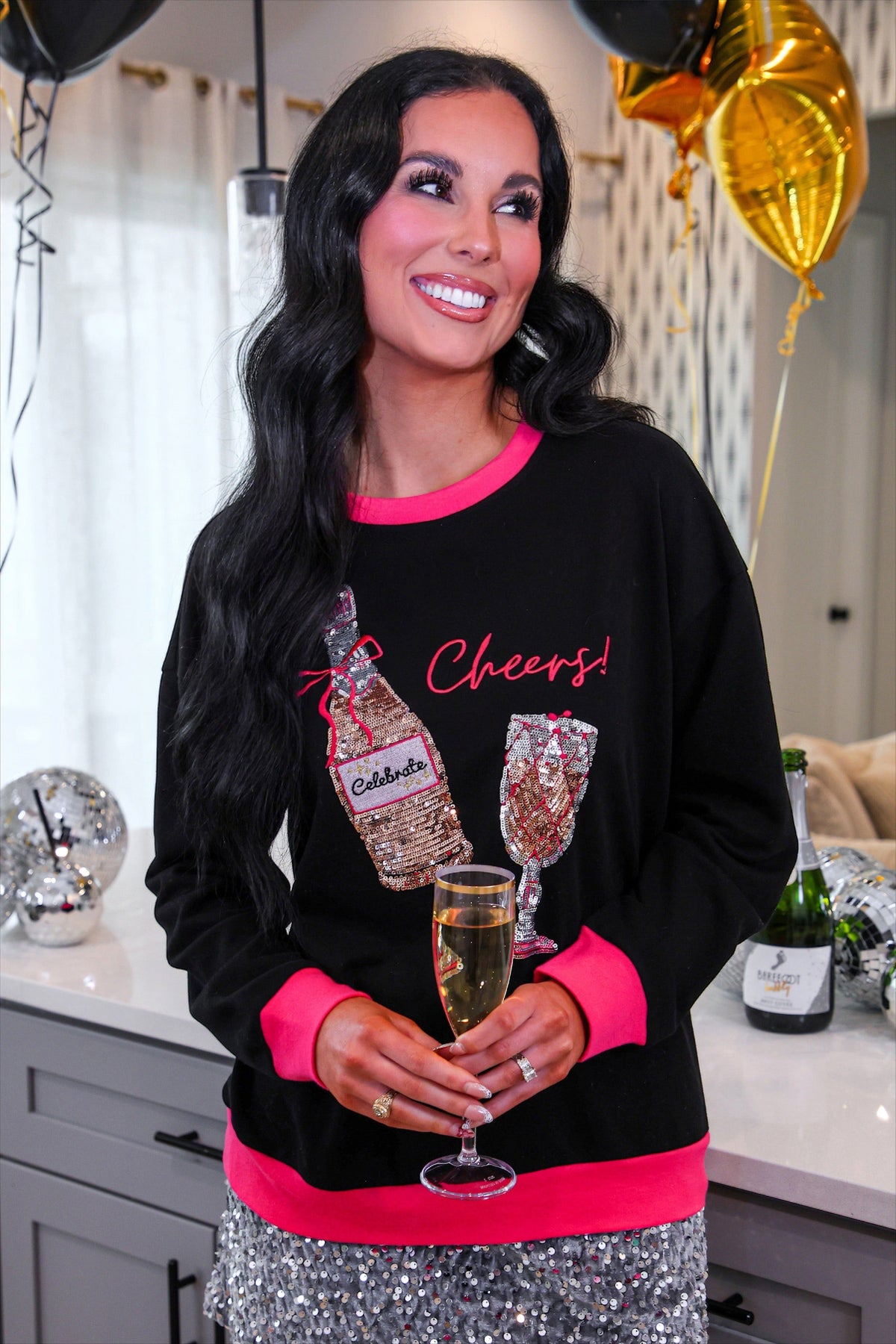 PREORDER- Cheers to That Terry Pullover-Presales-Dear Me Southern Boutique, located in DeRidder, Louisiana