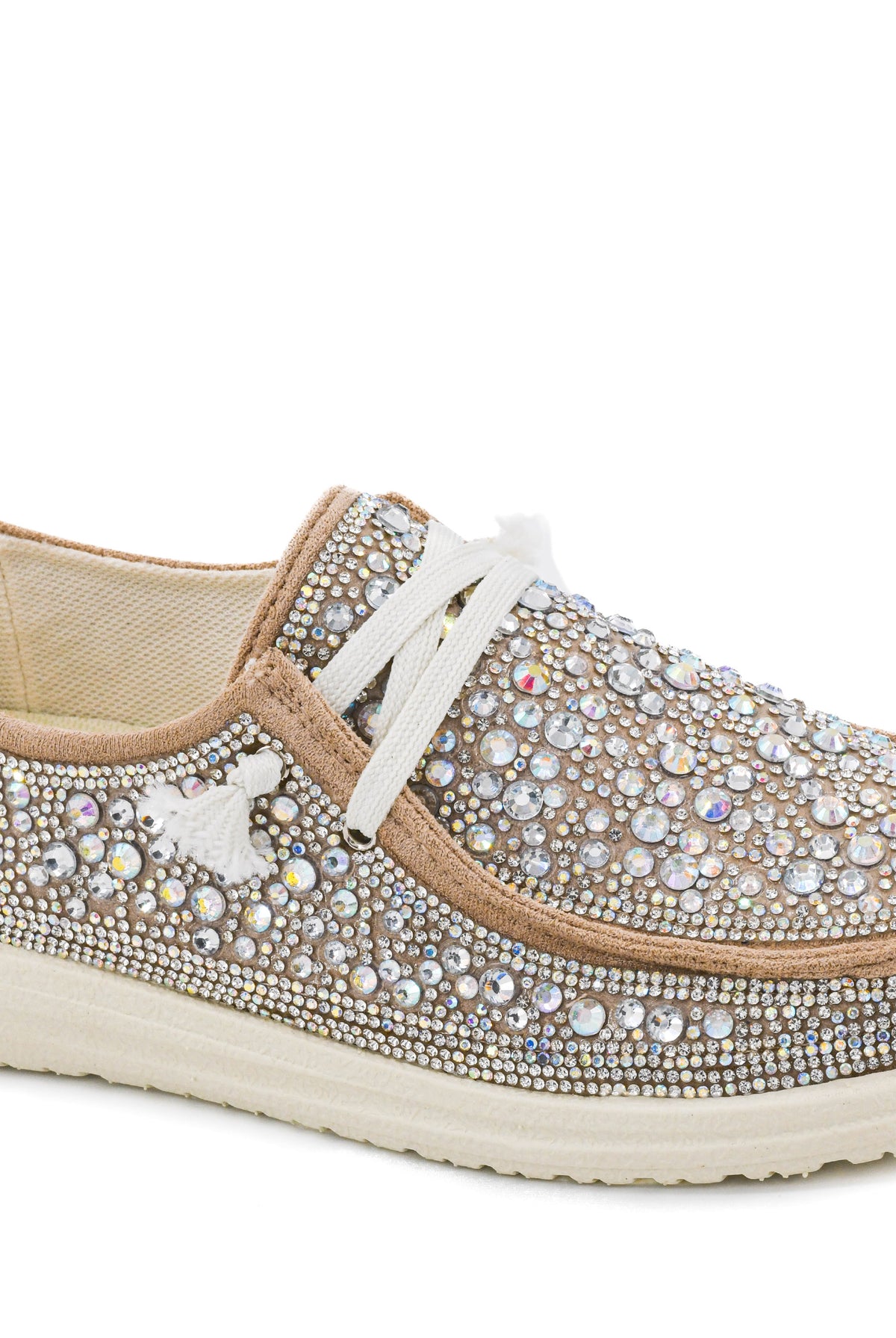 PREORDER Corkys Just Go With It Rhinestone Slip-On Sneakers-Shoes-Dear Me Southern Boutique, located in DeRidder, Louisiana