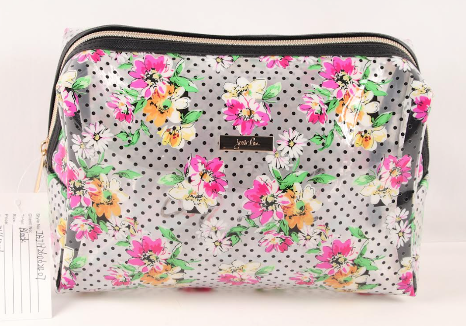 PREORDER- Daisy Polka Dot Cosmetic Bag-Presales-Dear Me Southern Boutique, located in DeRidder, Louisiana