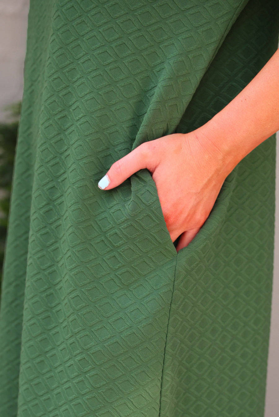 PREORDER- Ezra Textured Zipper Dress- Olive-Dress-Dear Me Southern Boutique, located in DeRidder, Louisiana