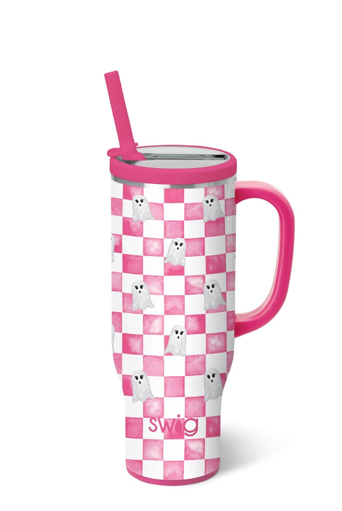 PREORDER-Ghost Check Mega Mug 30oz-Tumblers-Dear Me Southern Boutique, located in DeRidder, Louisiana