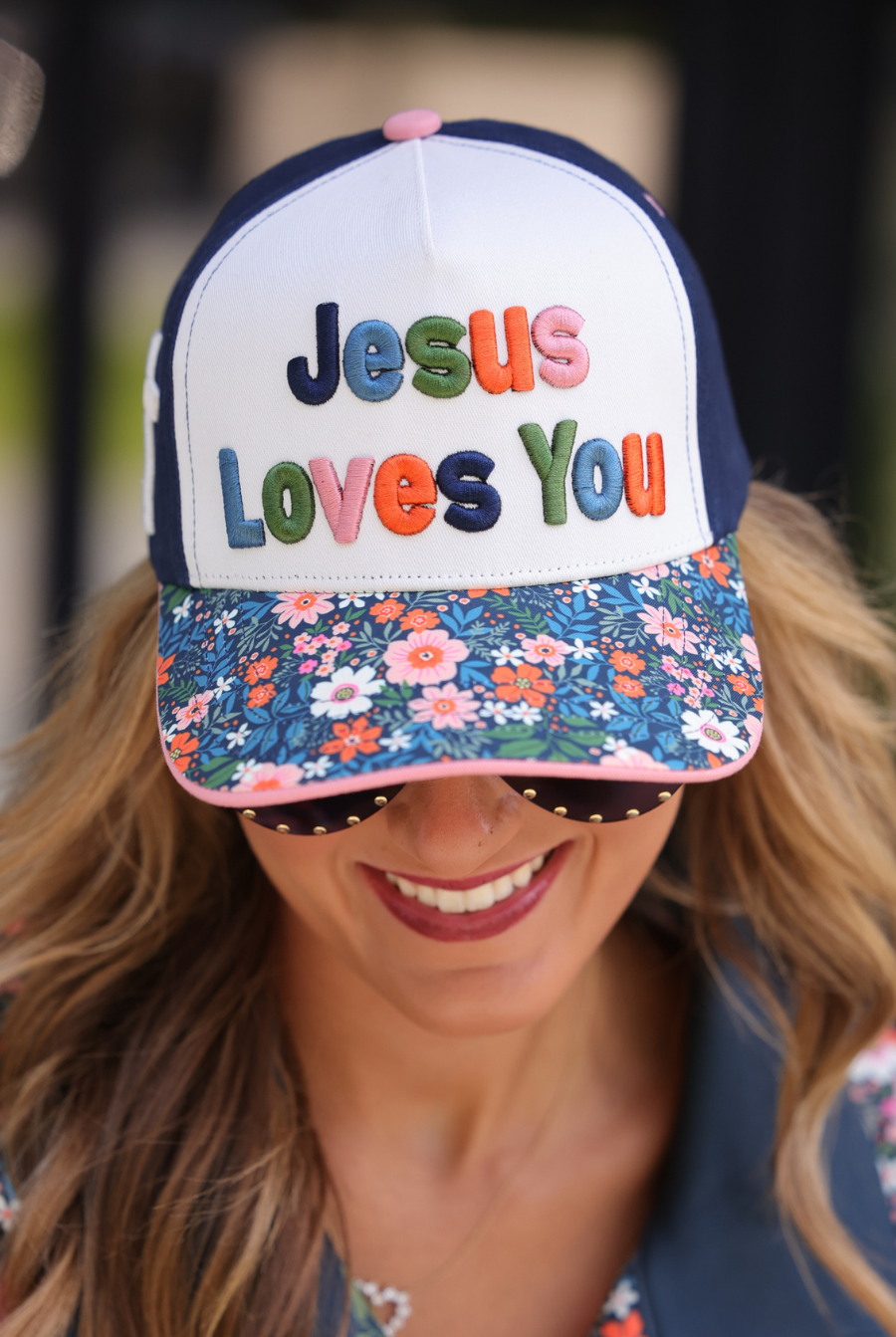PREORDER- Jesus Loves You Hat-Hat-Dear Me Southern Boutique, located in DeRidder, Louisiana