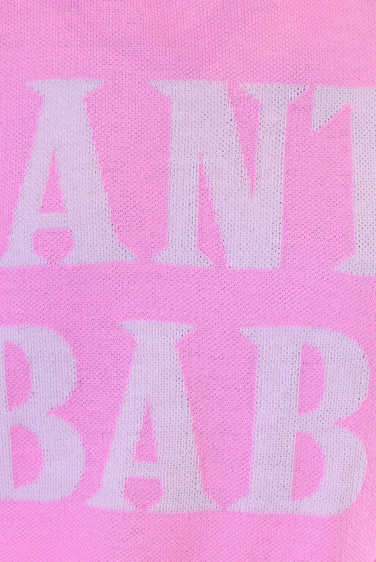 PREORDER- Pink Santa Baby Jacquard Knit Sweater-Presales-Dear Me Southern Boutique, located in DeRidder, Louisiana