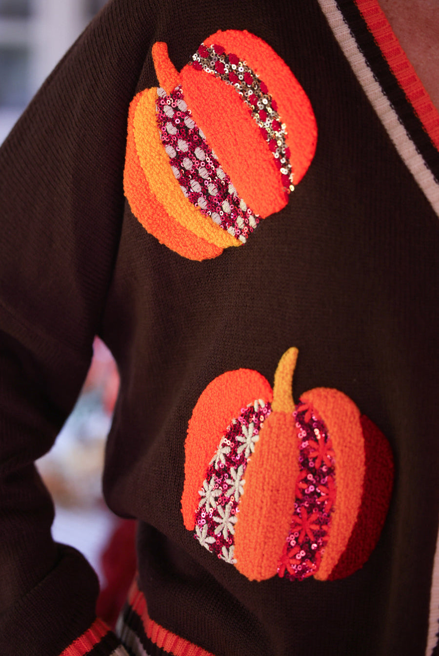 PREORDER- Pumpkin Patch Cardigan-Cardigan-Dear Me Southern Boutique, located in DeRidder, Louisiana