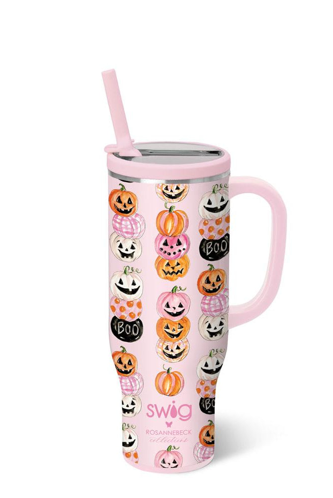 PREORDER-Pumpkin Stacks Mega Mug 30oz-Tumblers-Dear Me Southern Boutique, located in DeRidder, Louisiana