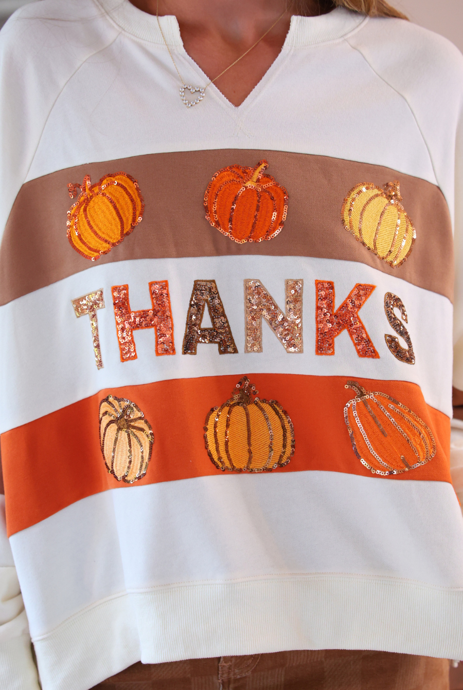 PREORDER- Thanks Pumpkin Pullover-Pullover-Dear Me Southern Boutique, located in DeRidder, Louisiana