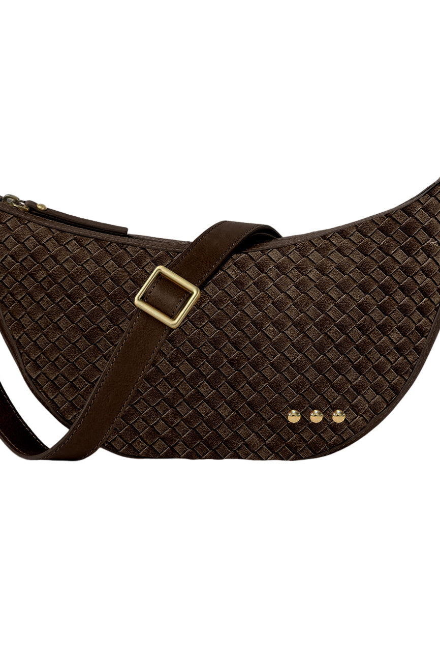 Paige Suede Woven Crossbody-Presales-Dear Me Southern Boutique, located in DeRidder, Louisiana