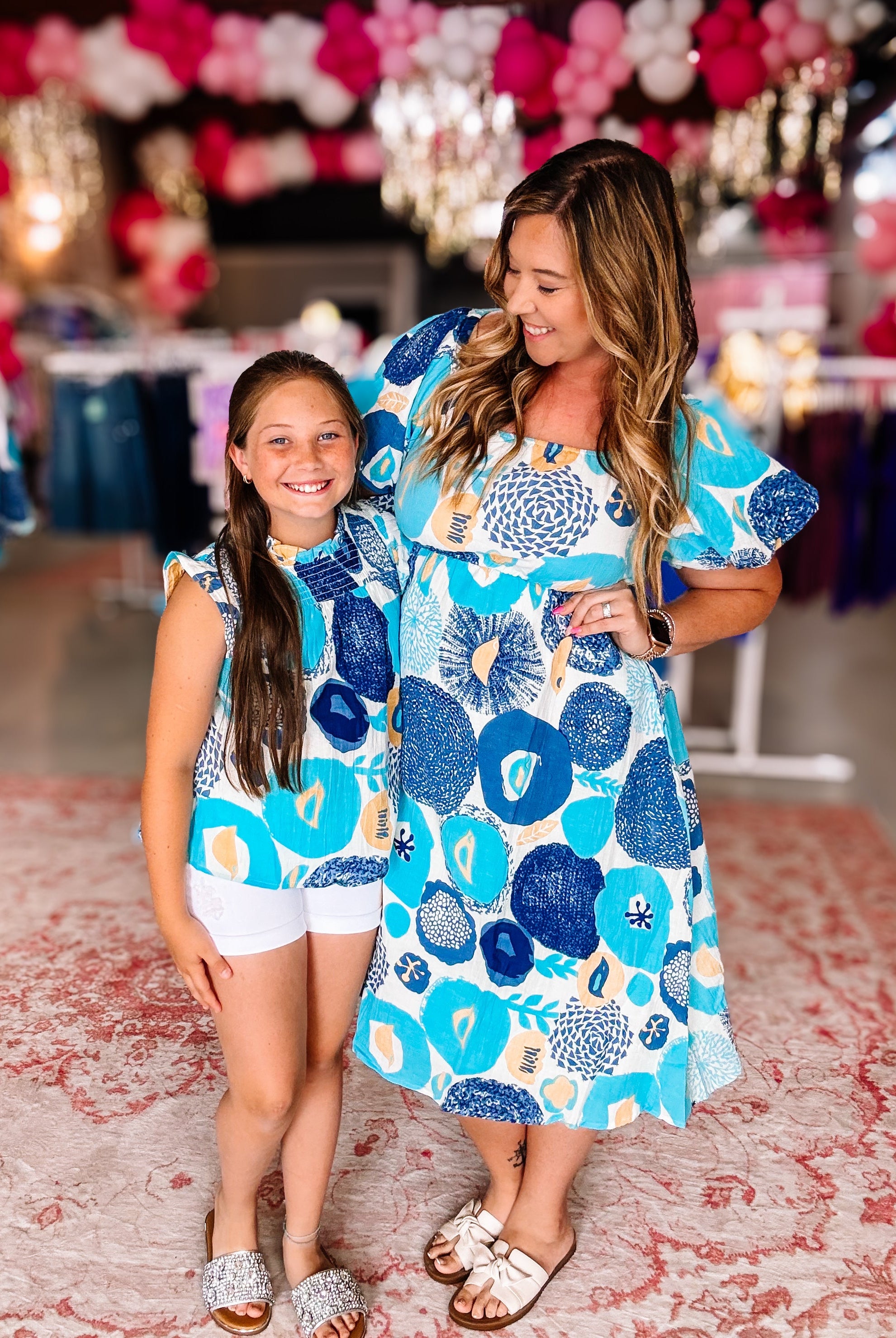 Paint Me Lovely Linen Dress-Midi Dresses-Dear Me Southern Boutique, located in DeRidder, Louisiana