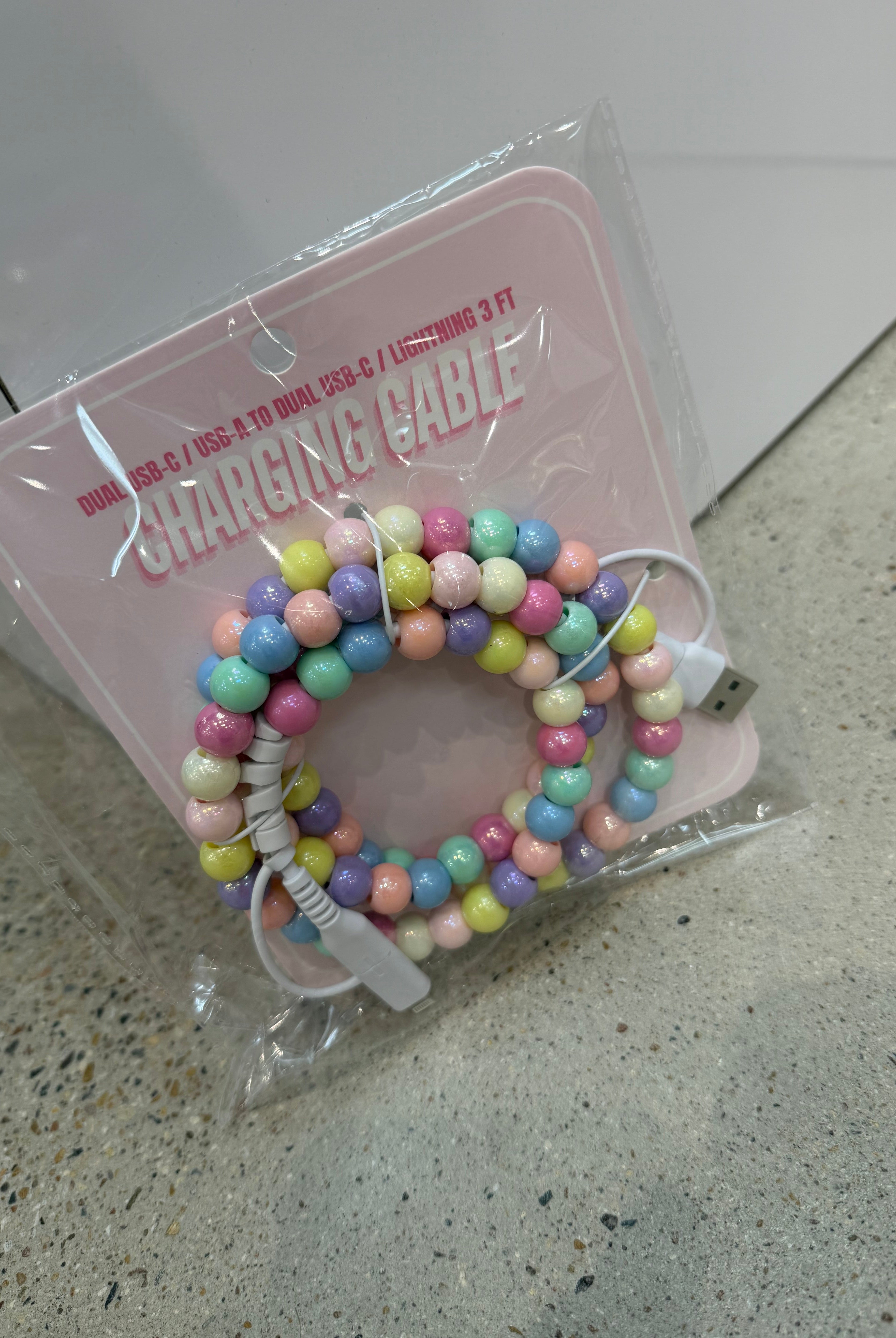 Pearl Phone Charger-Phone Accessories-Dear Me Southern Boutique, located in DeRidder, Louisiana