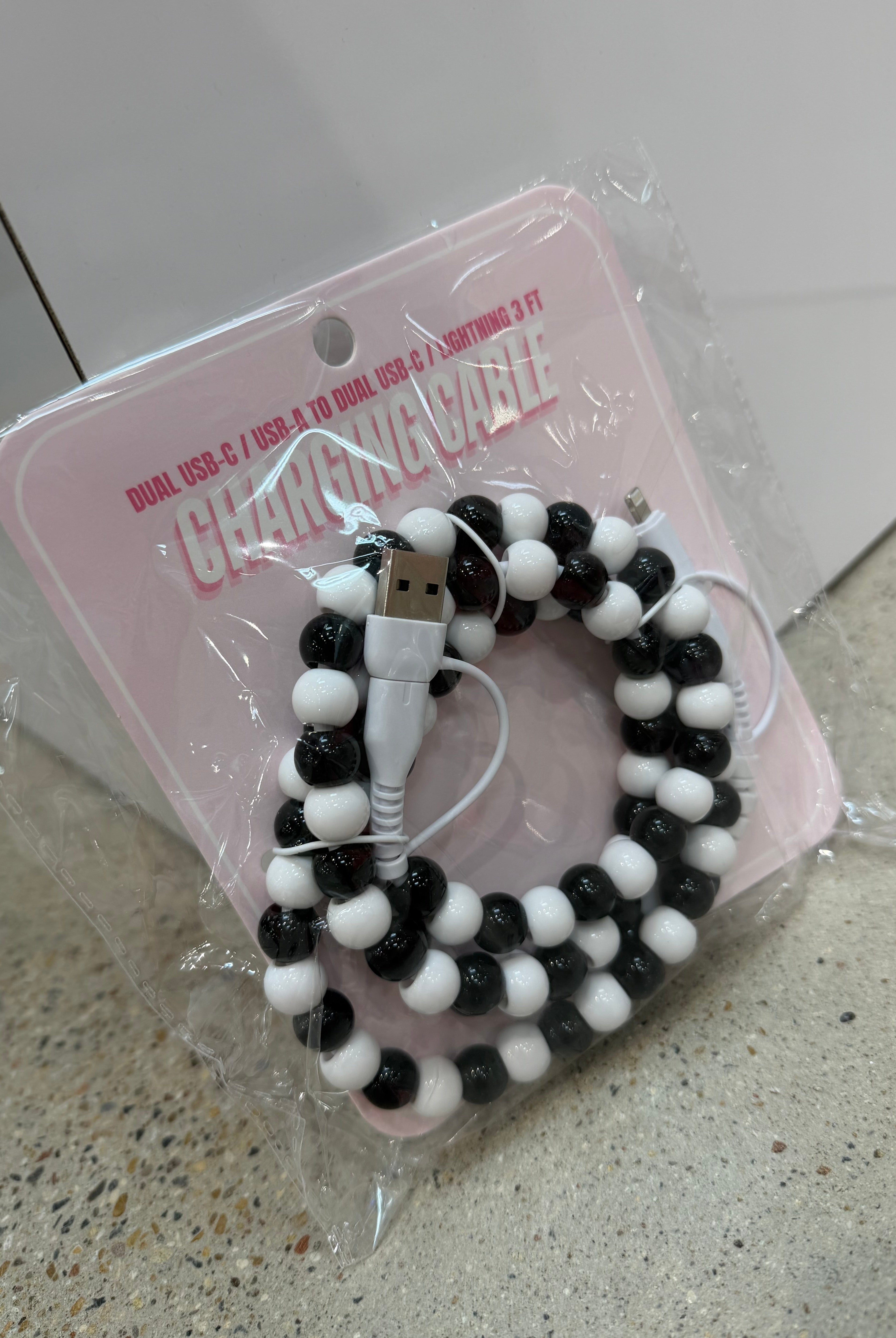 Pearl Phone Charger-Phone Accessories-Dear Me Southern Boutique, located in DeRidder, Louisiana