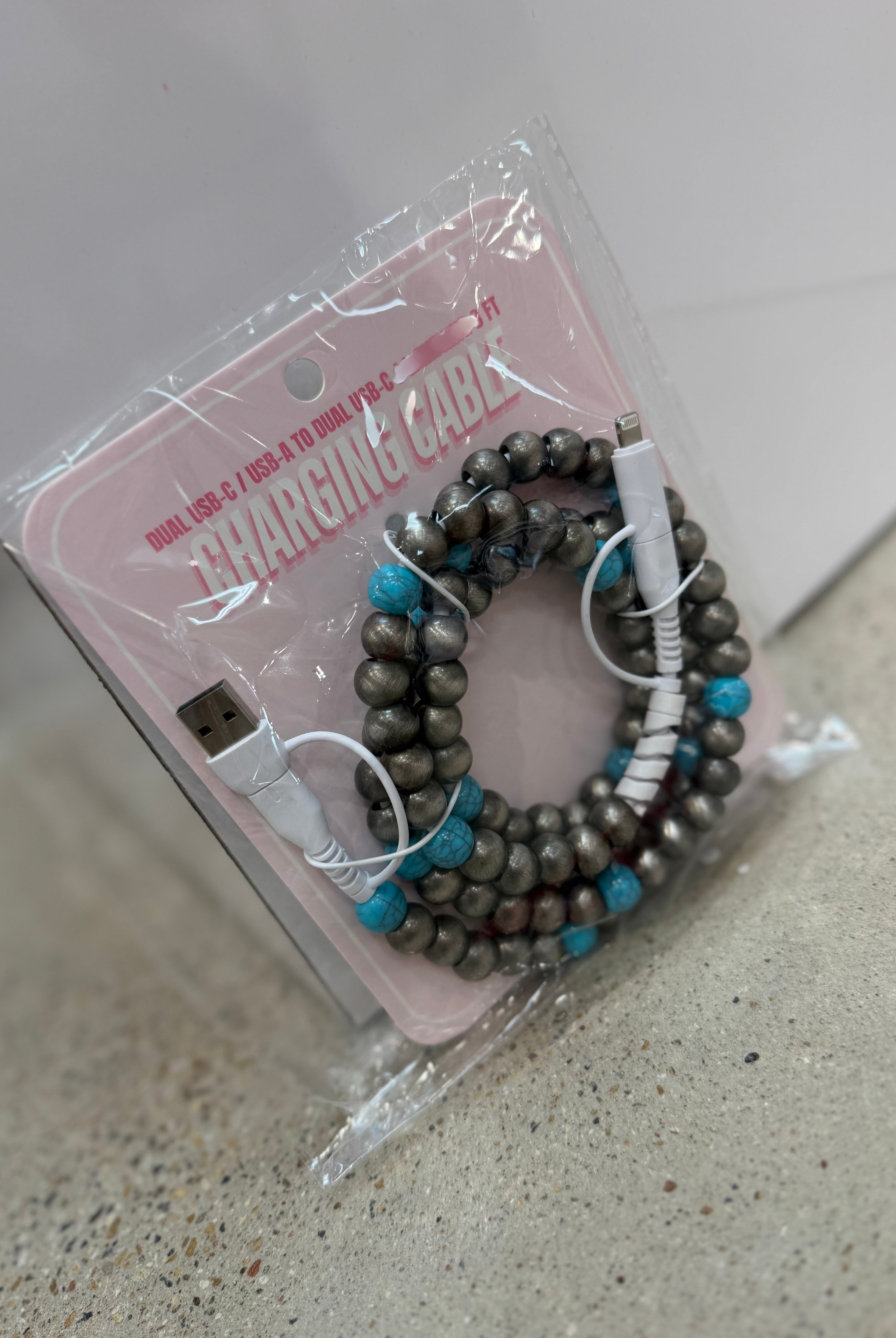 Pearl Phone Charger-Phone Accessories-Dear Me Southern Boutique, located in DeRidder, Louisiana