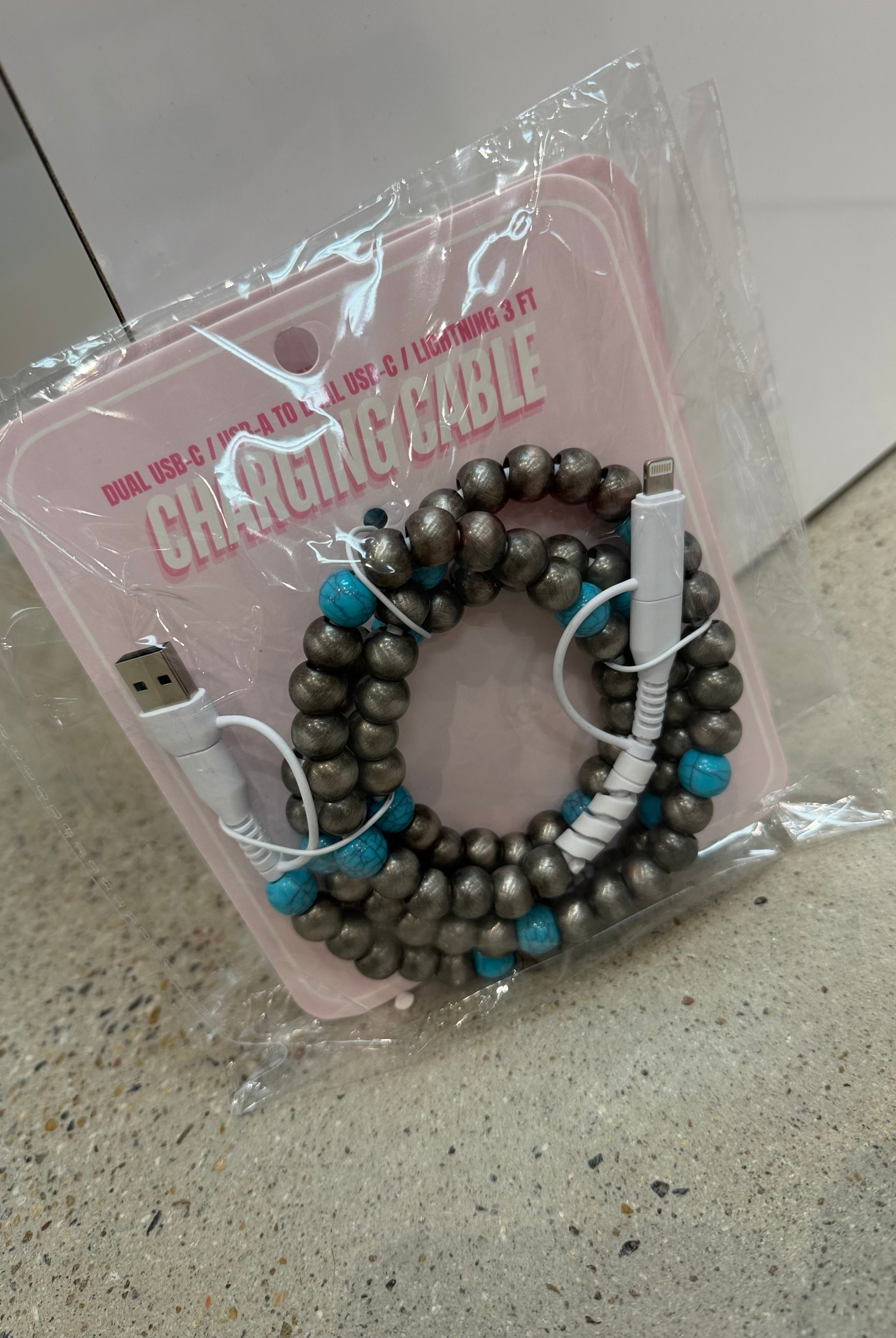 Pearl Phone Charger-Phone Accessories-Dear Me Southern Boutique, located in DeRidder, Louisiana