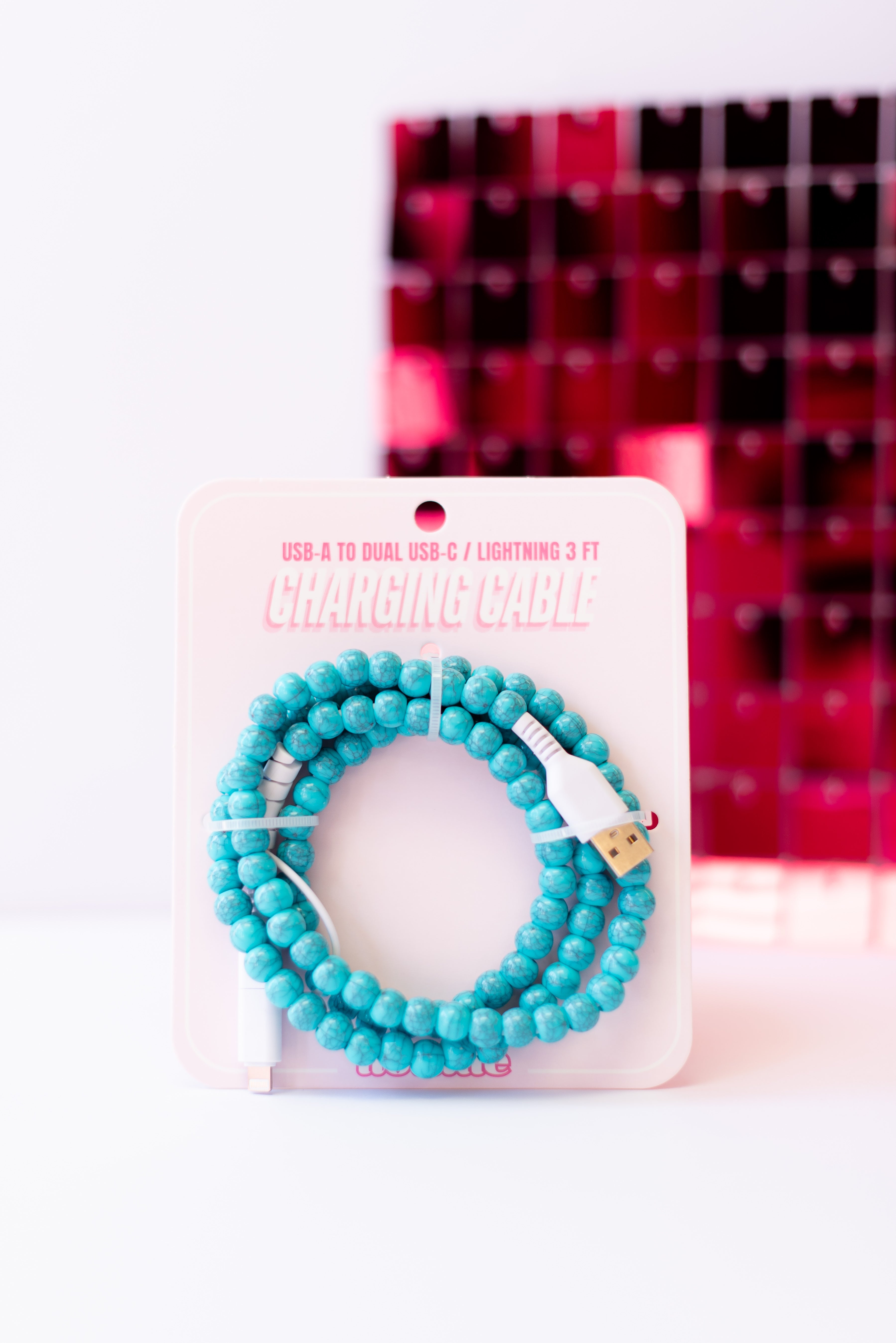 Pearl Phone Charger-Phone Accessories-Dear Me Southern Boutique, located in DeRidder, Louisiana