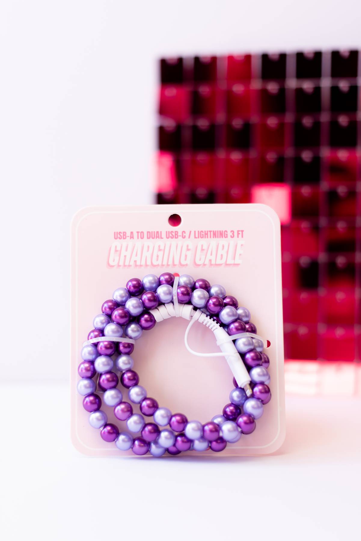 Pearl Phone Charger-Phone Accessories-Dear Me Southern Boutique, located in DeRidder, Louisiana