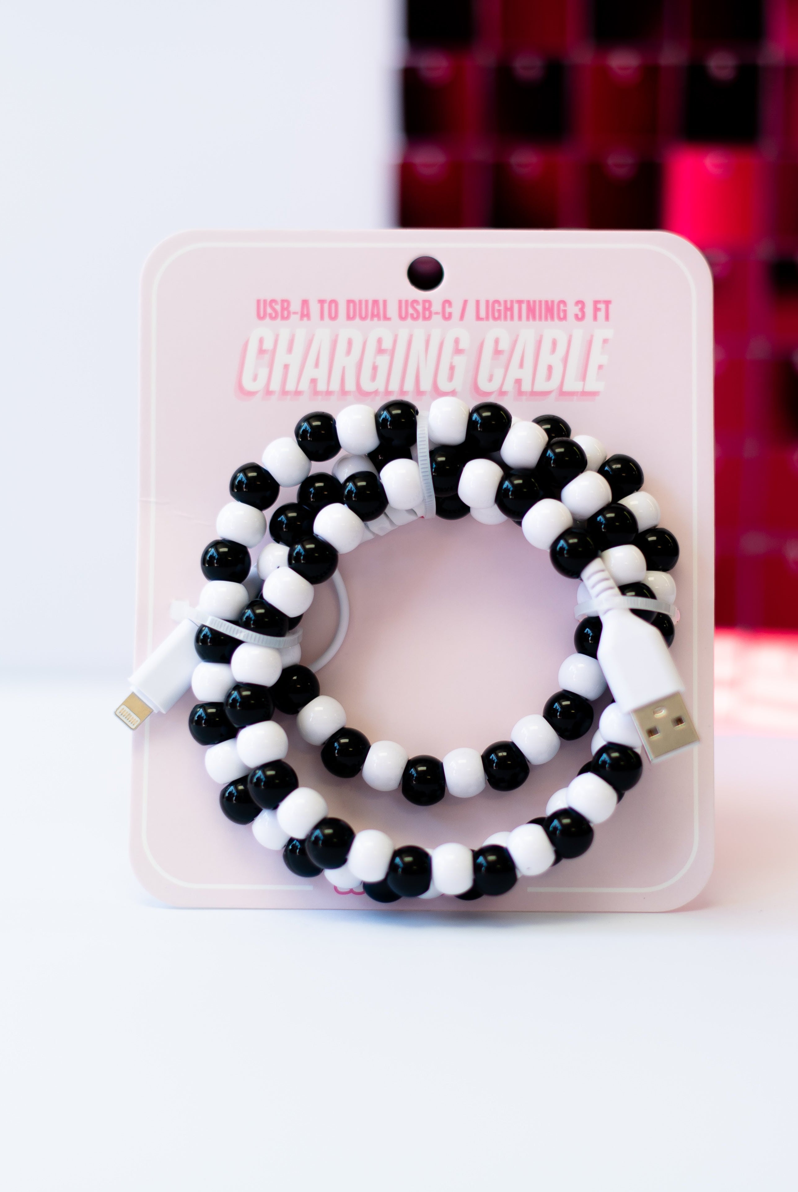 Pearl Phone Charger-Phone Accessories-Dear Me Southern Boutique, located in DeRidder, Louisiana