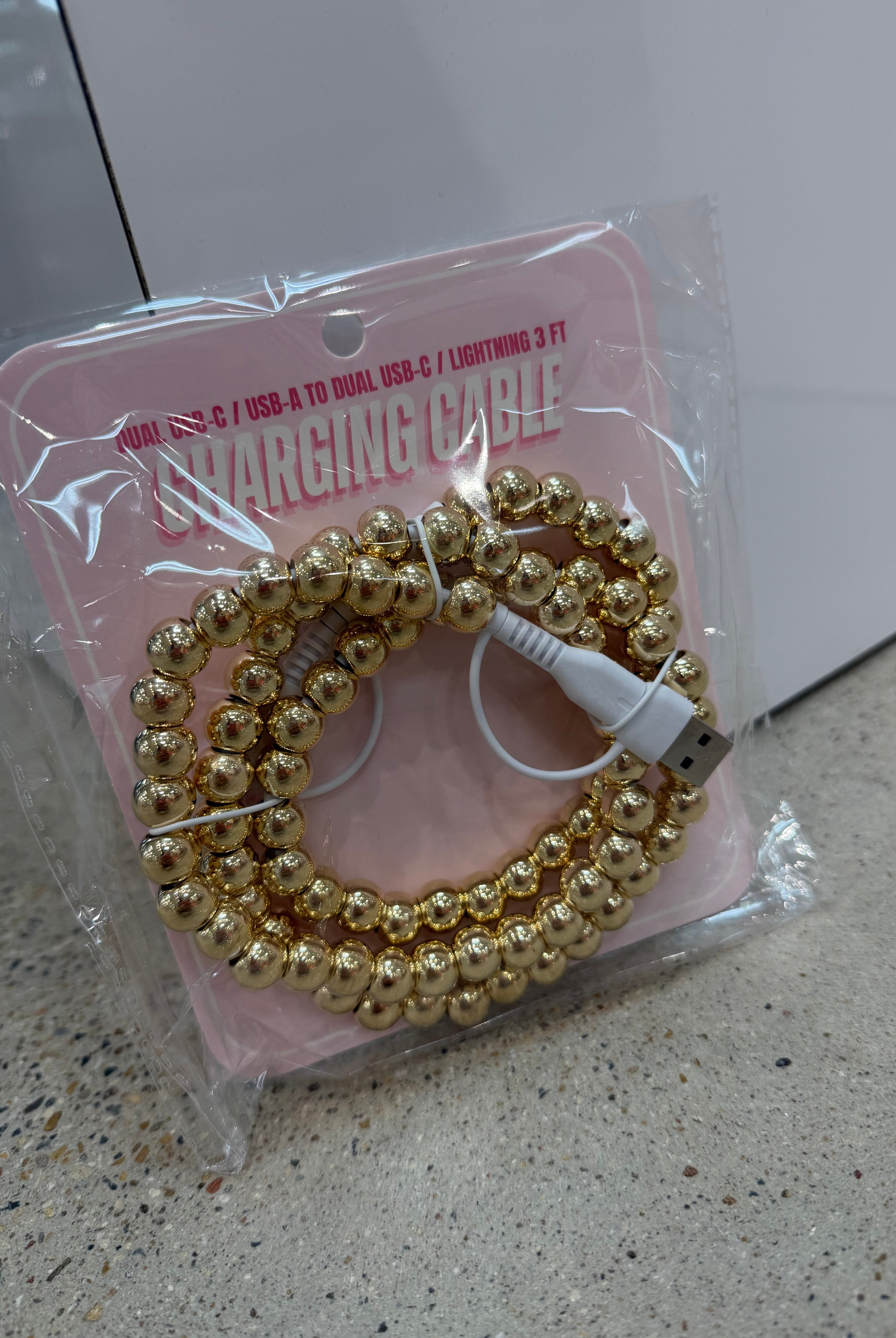 Pearl Phone Charger-Phone Accessories-Dear Me Southern Boutique, located in DeRidder, Louisiana