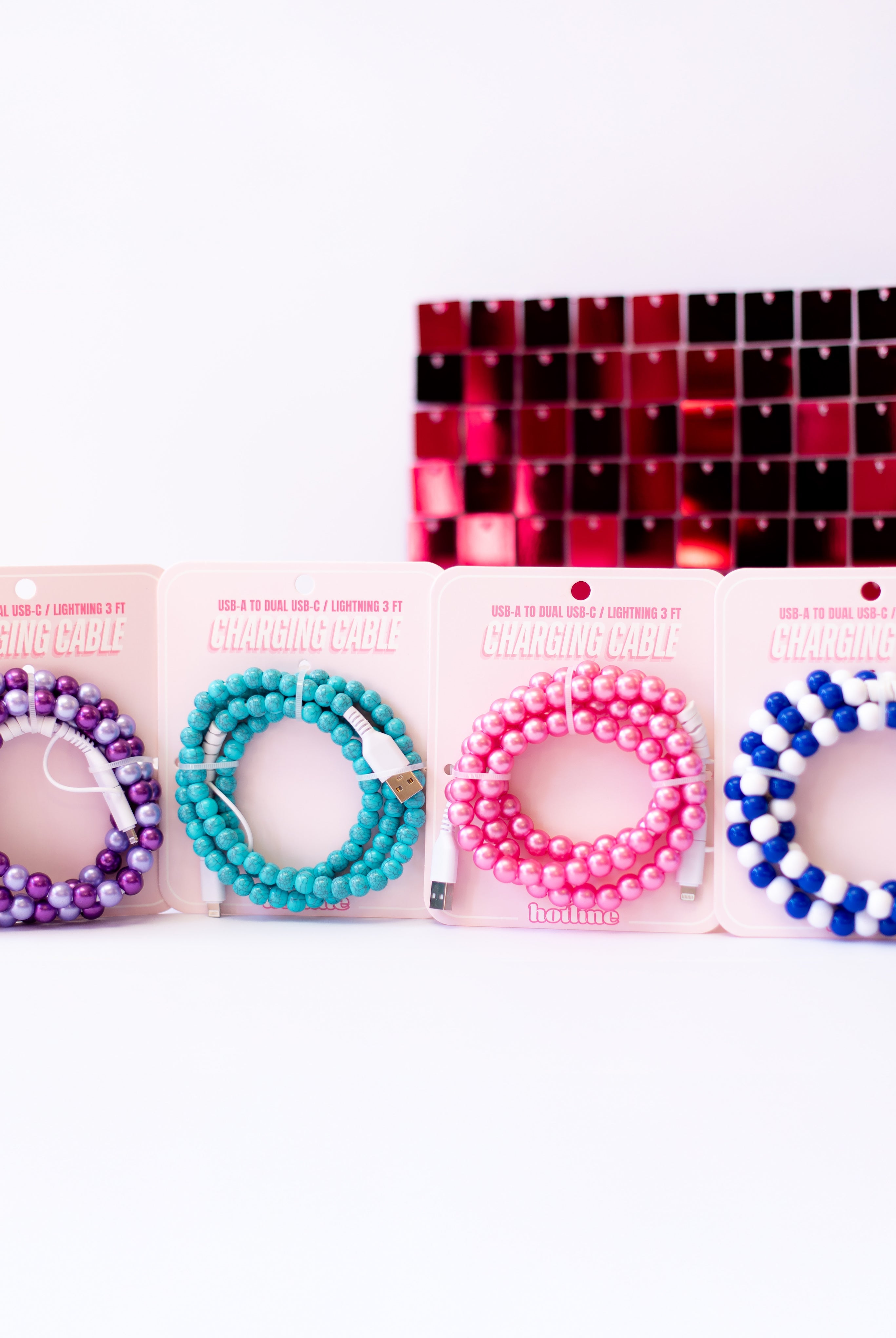 Pearl Phone Charger-Phone Accessories-Dear Me Southern Boutique, located in DeRidder, Louisiana