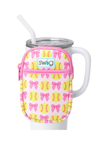 Pitch Hit Run Swig Mega Mug Pouch-Mega Mugs-Dear Me Southern Boutique, located in DeRidder, Louisiana