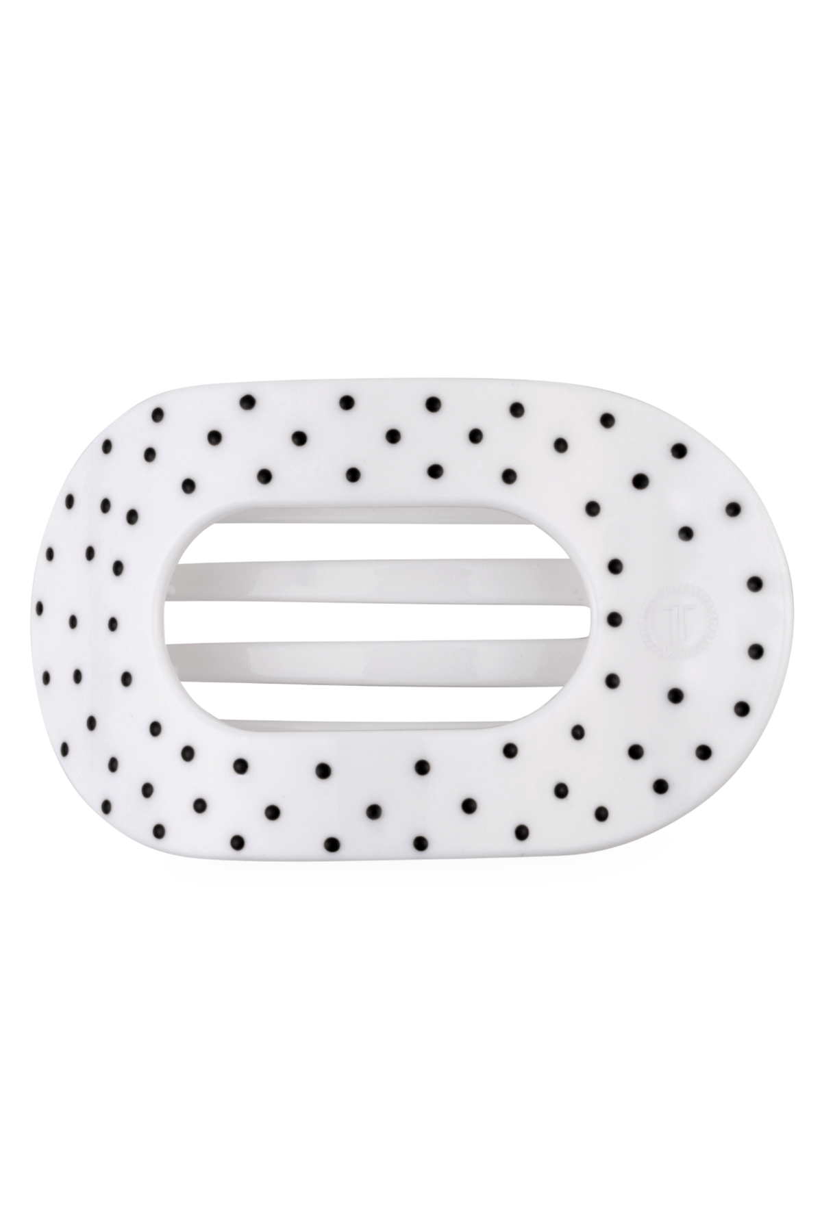 Polka Dot Medium Round Clip-Hair accessories-Dear Me Southern Boutique, located in DeRidder, Louisiana