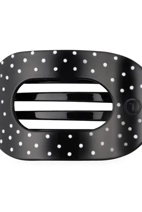 Polka Dot Round Clip-Hair accessories-Dear Me Southern Boutique, located in DeRidder, Louisiana
