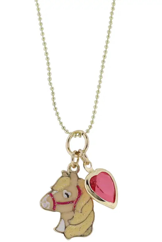 Pony Love Necklace-Kids Clothing-Dear Me Southern Boutique, located in DeRidder, Louisiana