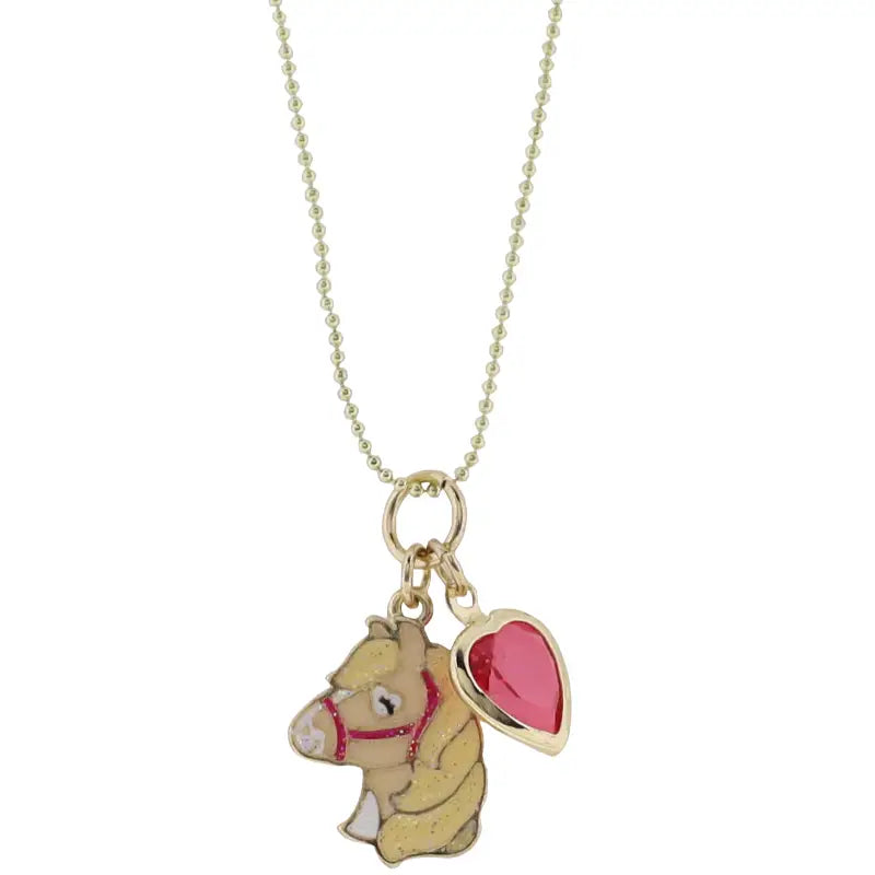 Pony Love Necklace-Necklaces-Dear Me Southern Boutique, located in DeRidder, Louisiana