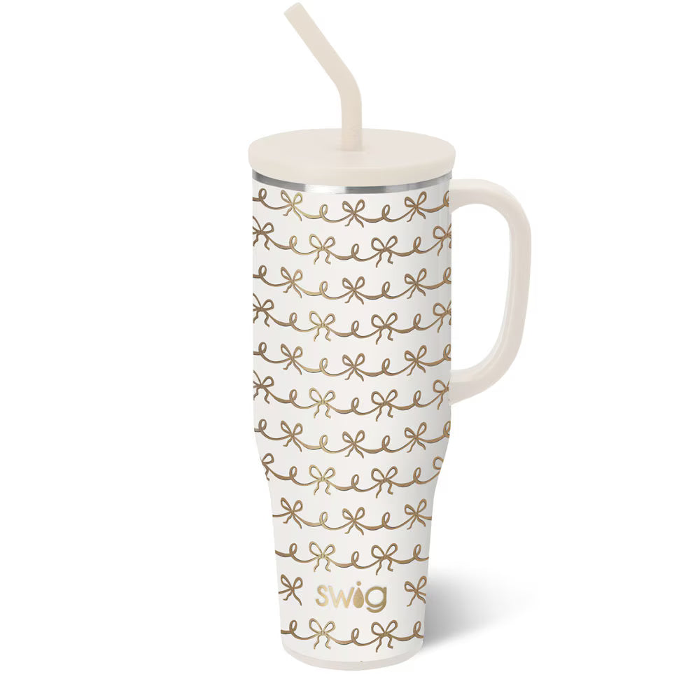Pretty In Pearl Swig 40oz Mega Mug-Wine + Cocktails-Dear Me Southern Boutique, located in DeRidder, Louisiana