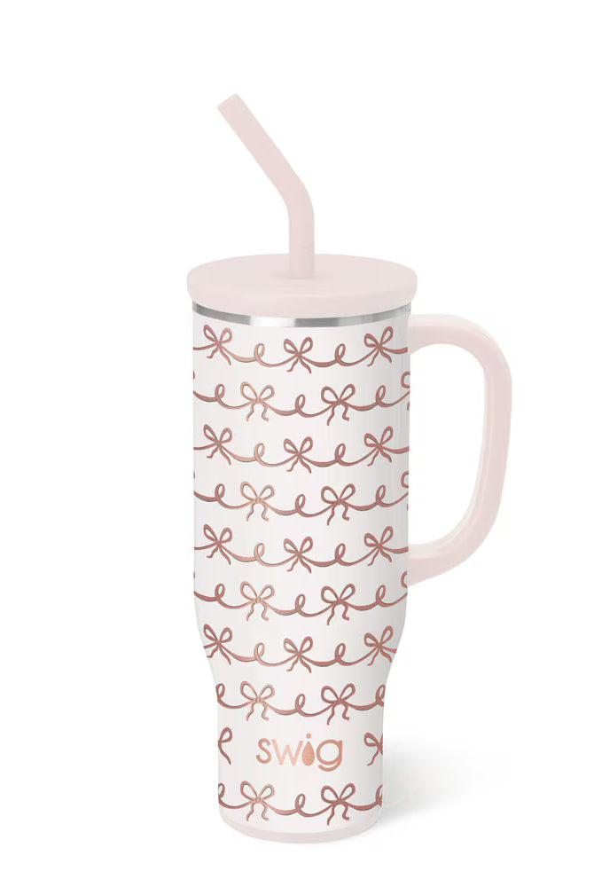 Pretty In Pink Swig 30oz Mega Mug jr.-Wine + Cocktails-Dear Me Southern Boutique, located in DeRidder, Louisiana