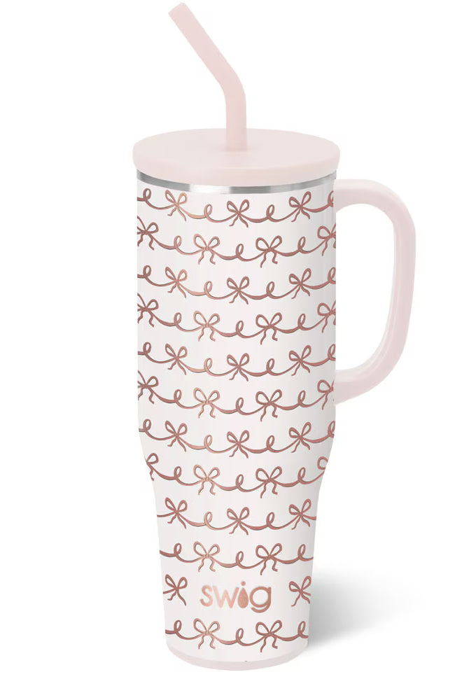 Pretty In Pink Swig 40oz Mega Mug-Wine + Cocktails-Dear Me Southern Boutique, located in DeRidder, Louisiana