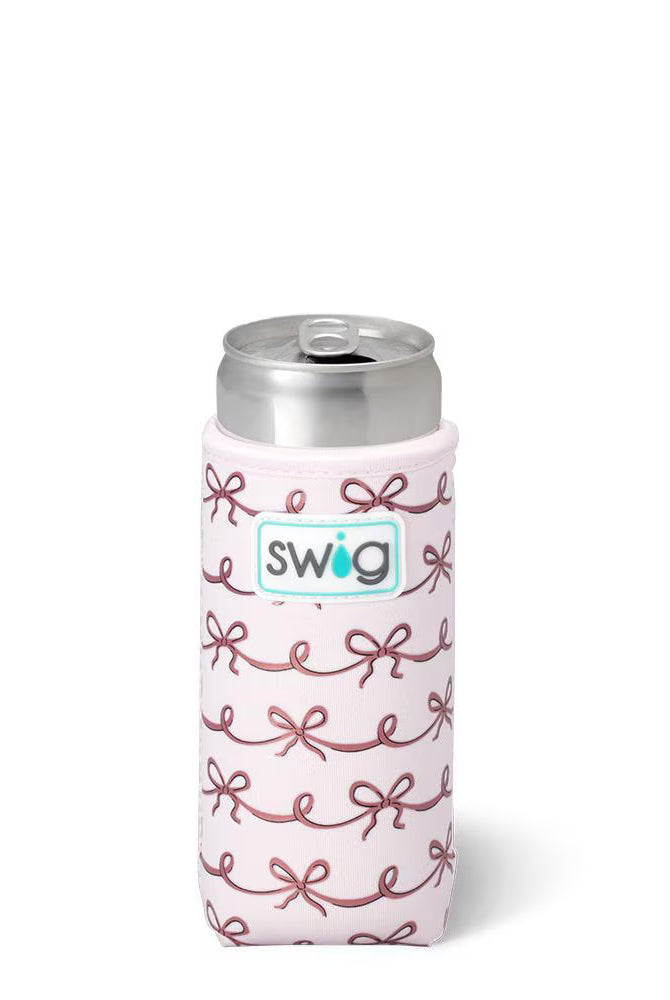 Pretty In Pink Swig Slim Can Coolie-Wine + Cocktails-Dear Me Southern Boutique, located in DeRidder, Louisiana