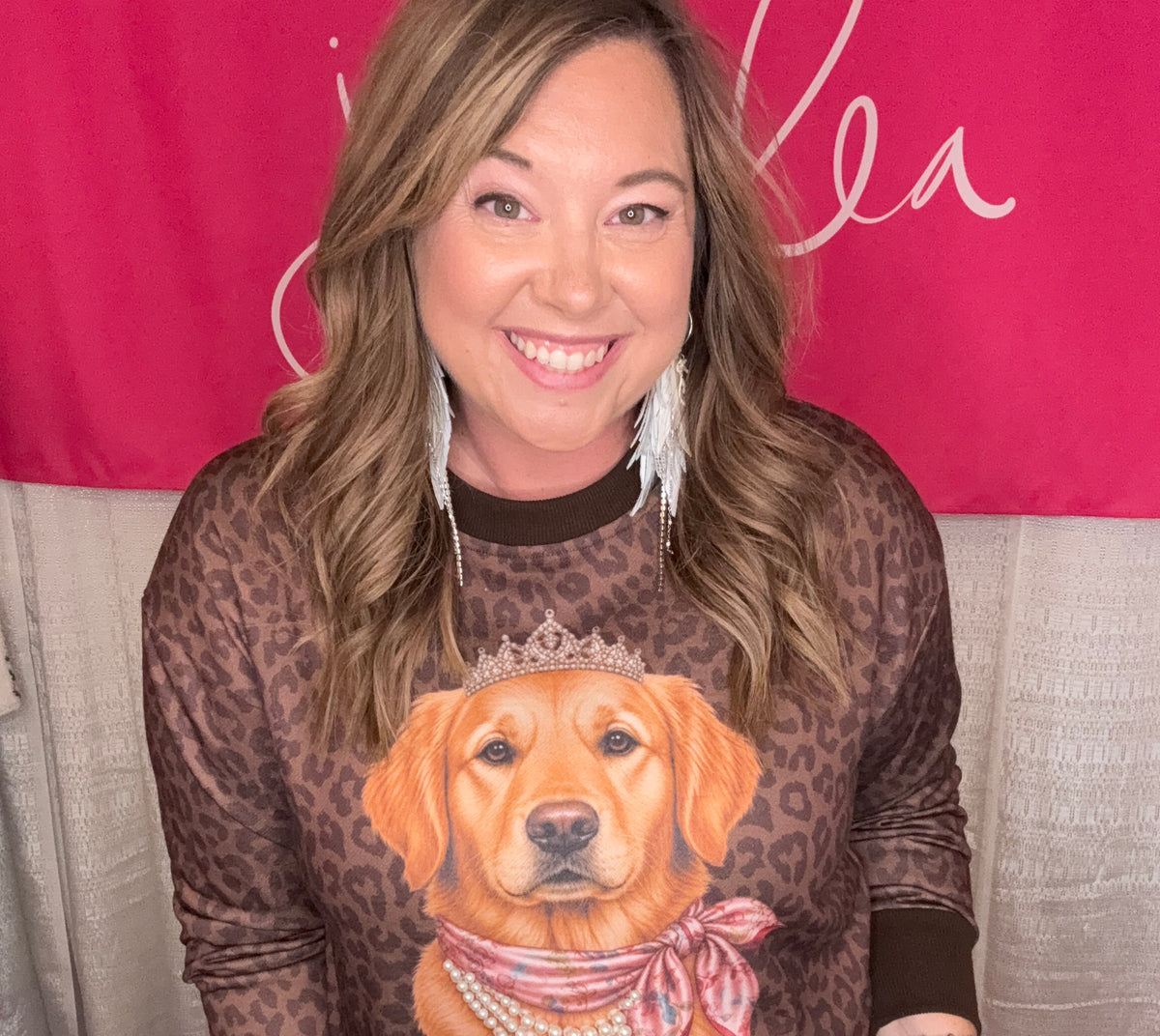 Pretty Wild Pullover - Golden Girl-Presales-Dear Me Southern Boutique, located in DeRidder, Louisiana