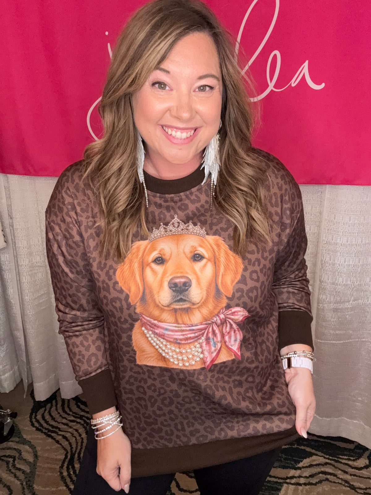 Pretty Wild Pullover - Golden Girl-Presales-Dear Me Southern Boutique, located in DeRidder, Louisiana