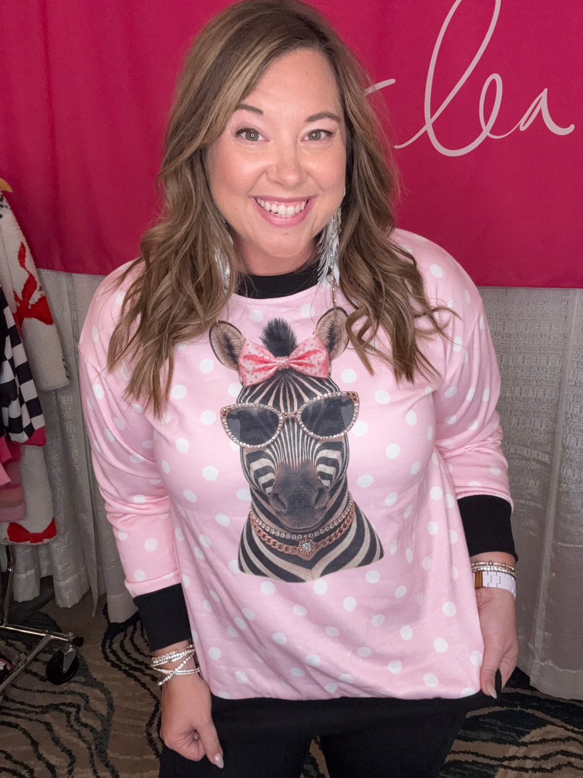 Pretty Wild Pullover - Sassy Stripes-Presales-Dear Me Southern Boutique, located in DeRidder, Louisiana
