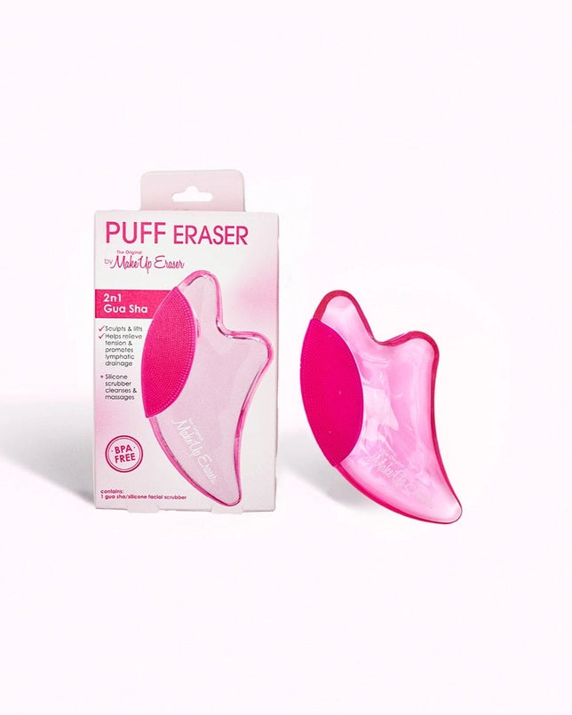 Puff Eraser: 2 in 1 Gua Sha-Skin Care-Dear Me Southern Boutique, located in DeRidder, Louisiana