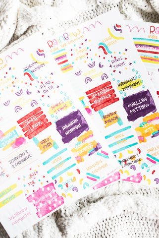 Rainbow Bible Tabs-JAG Books-Dear Me Southern Boutique, located in DeRidder, Louisiana