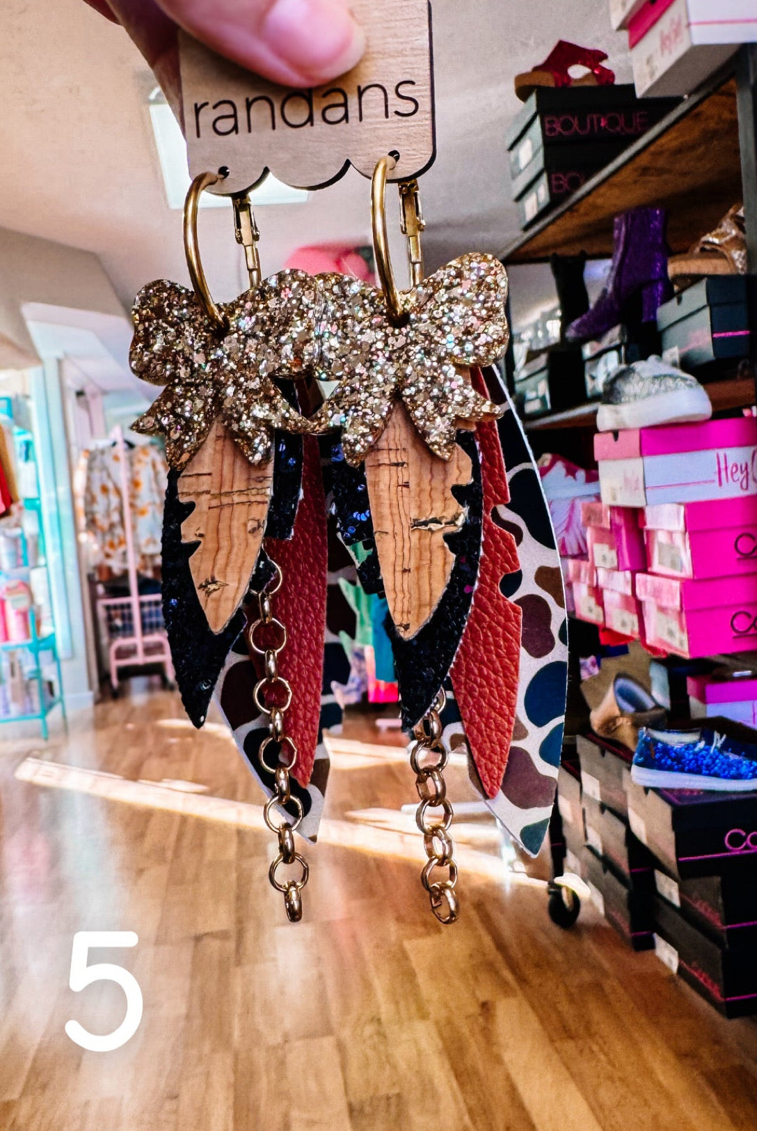 Randans Camo Fringe-Earrings-Dear Me Southern Boutique, located in DeRidder, Louisiana