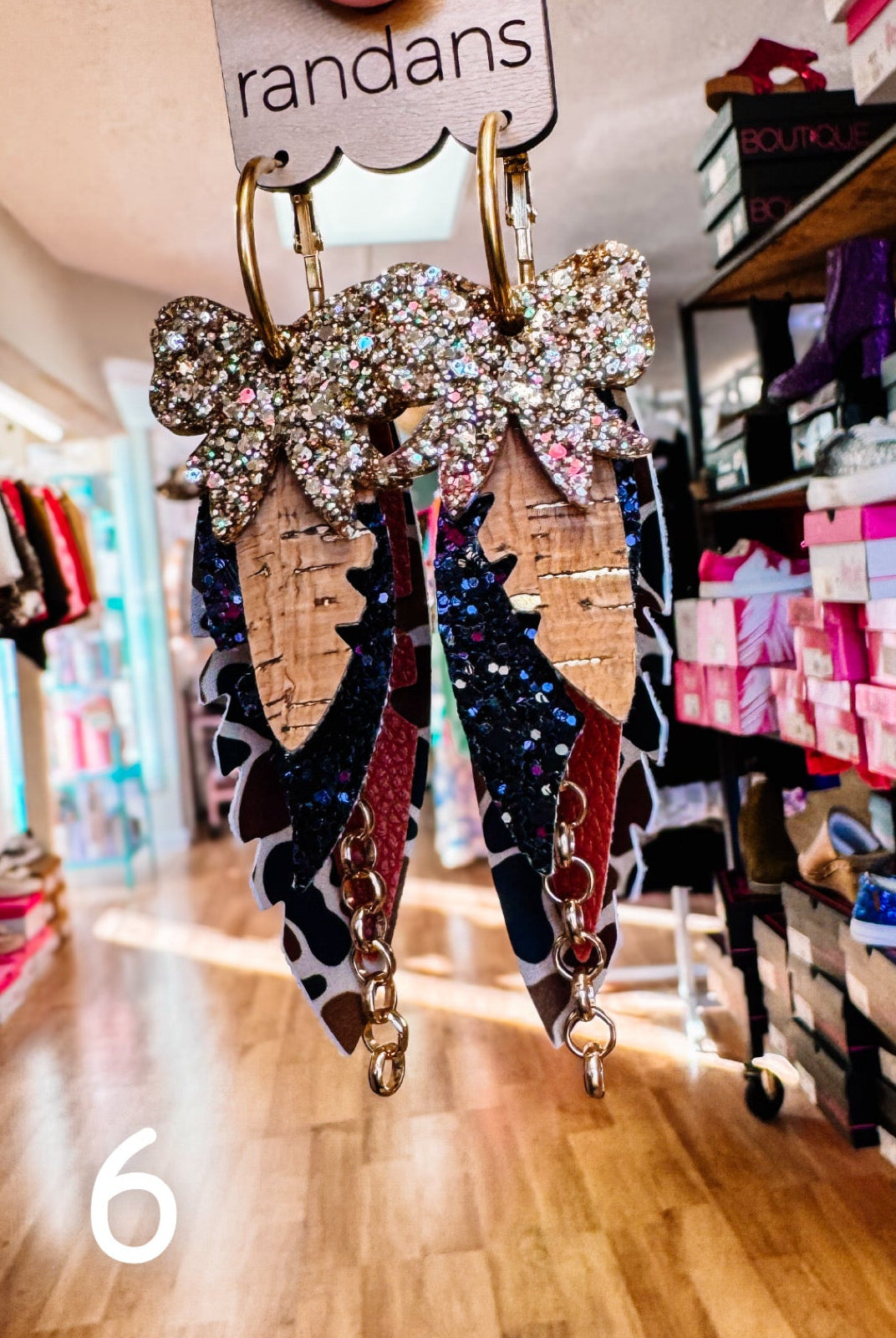 Randans Camo Fringe-Earrings-Dear Me Southern Boutique, located in DeRidder, Louisiana