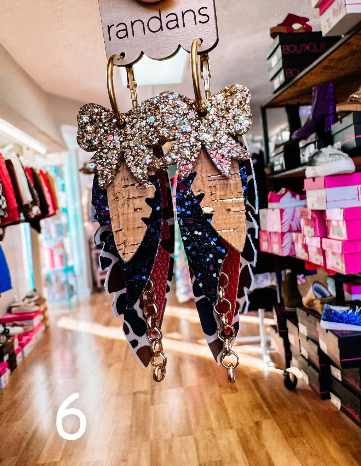 Randans Camo Fringe-Earrings-Dear Me Southern Boutique, located in DeRidder, Louisiana