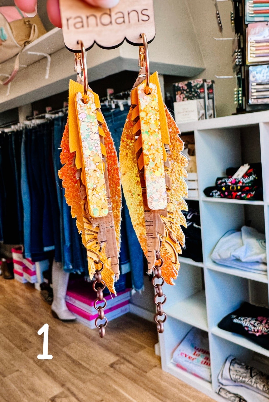 Randans Golden Gypsy Fringe-Earrings-Dear Me Southern Boutique, located in DeRidder, Louisiana