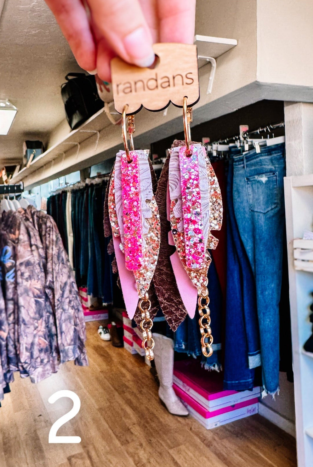 Randans Neutral Fringe-Earrings-Dear Me Southern Boutique, located in DeRidder, Louisiana