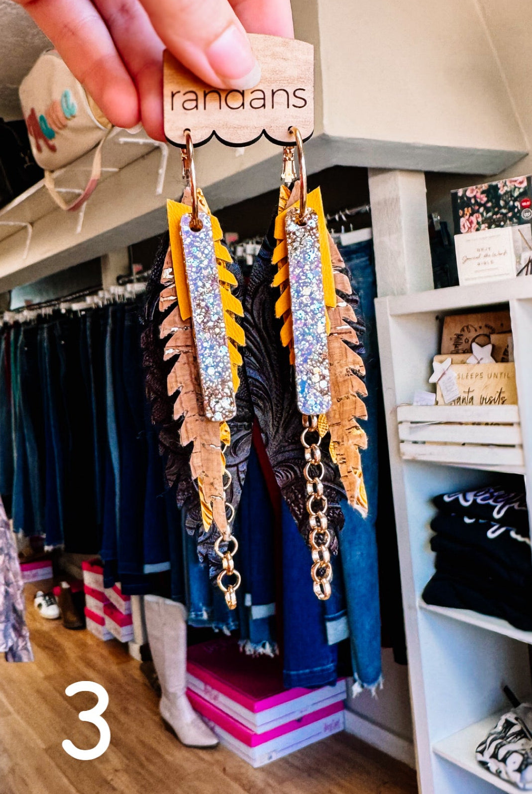 Randans Neutral Fringe-Earrings-Dear Me Southern Boutique, located in DeRidder, Louisiana