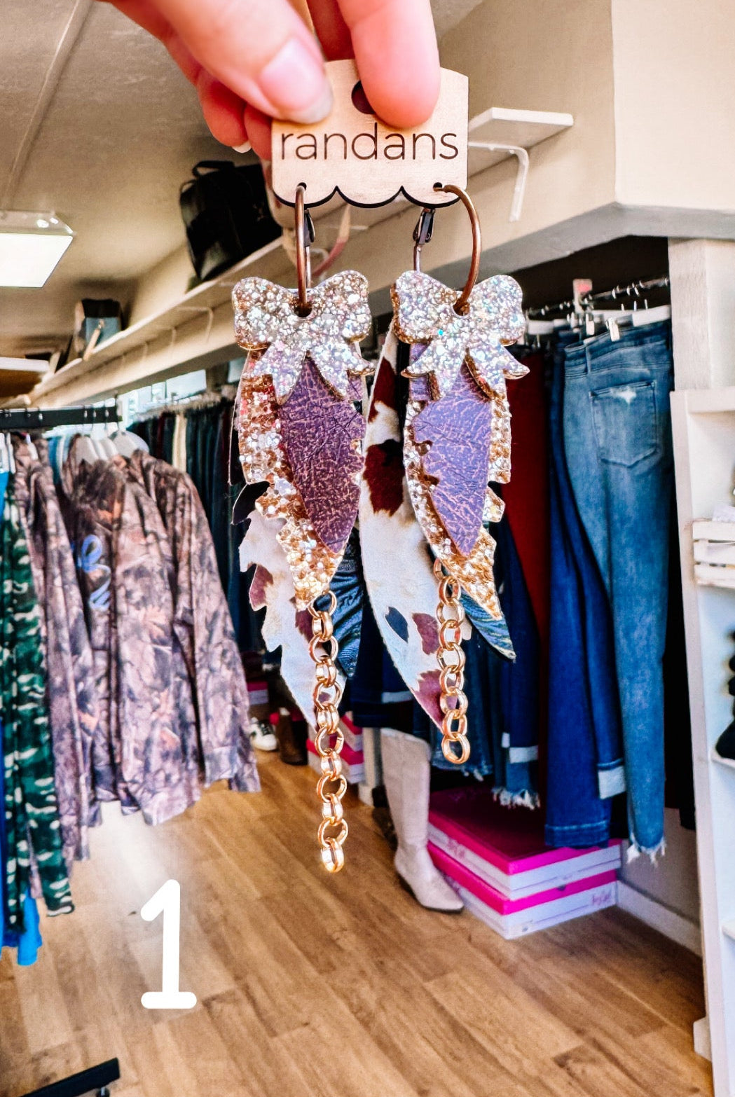 Randans Neutral Fringe-Earrings-Dear Me Southern Boutique, located in DeRidder, Louisiana