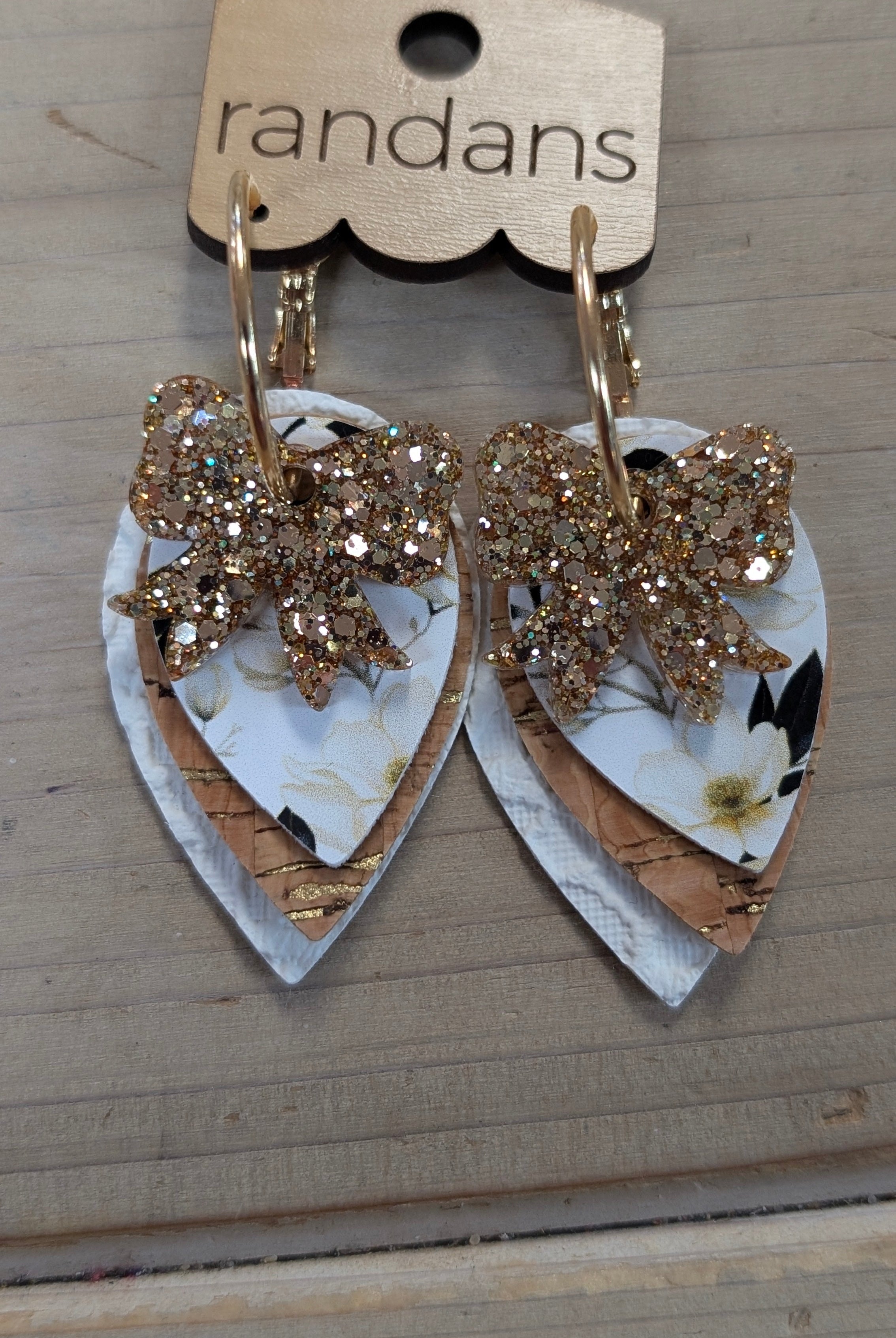 Randans Petite - Southern Magnolia-Earrings-Dear Me Southern Boutique, located in DeRidder, Louisiana