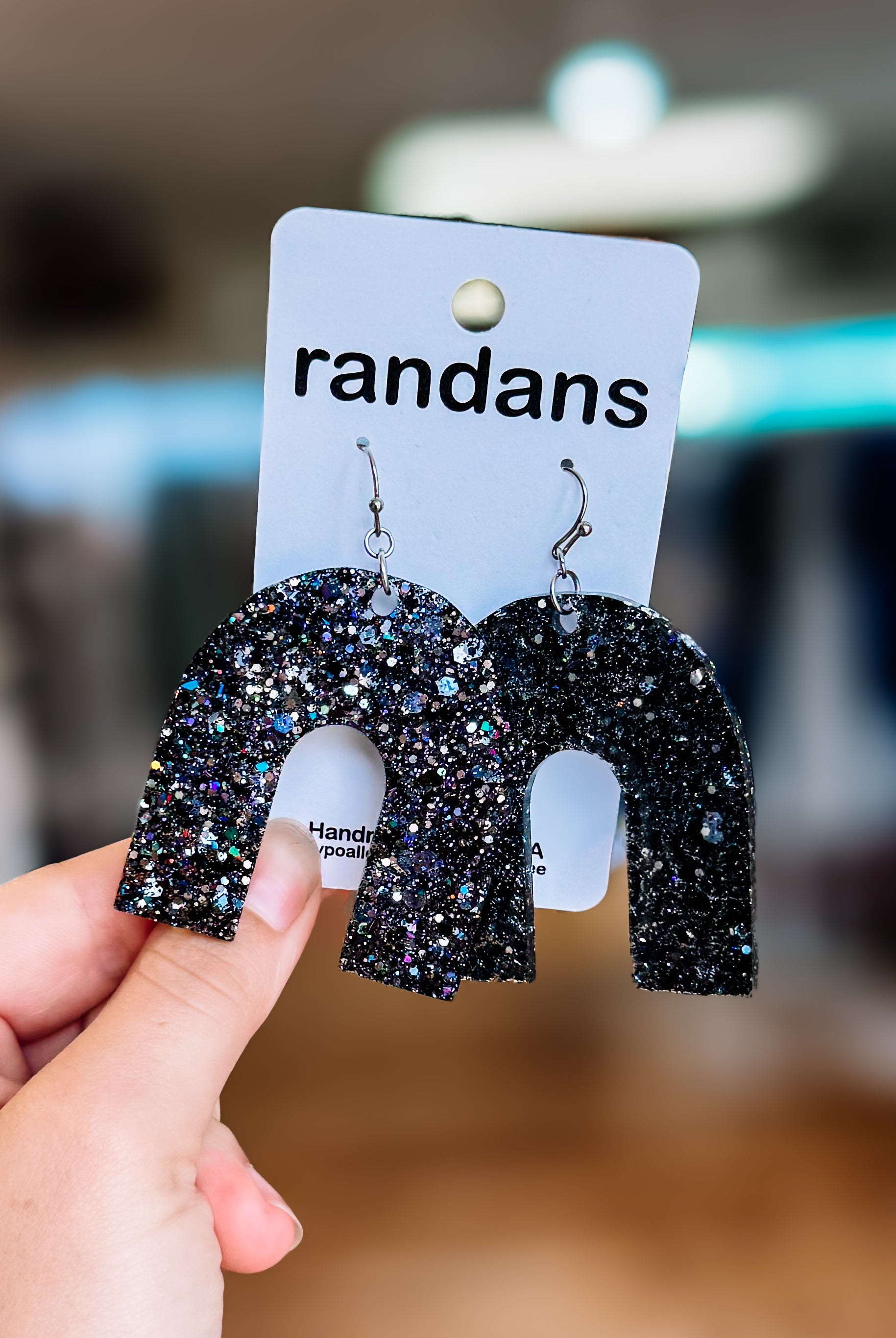 Randans Resin Earrings-Dear Me Southern Boutique, located in DeRidder, Louisiana