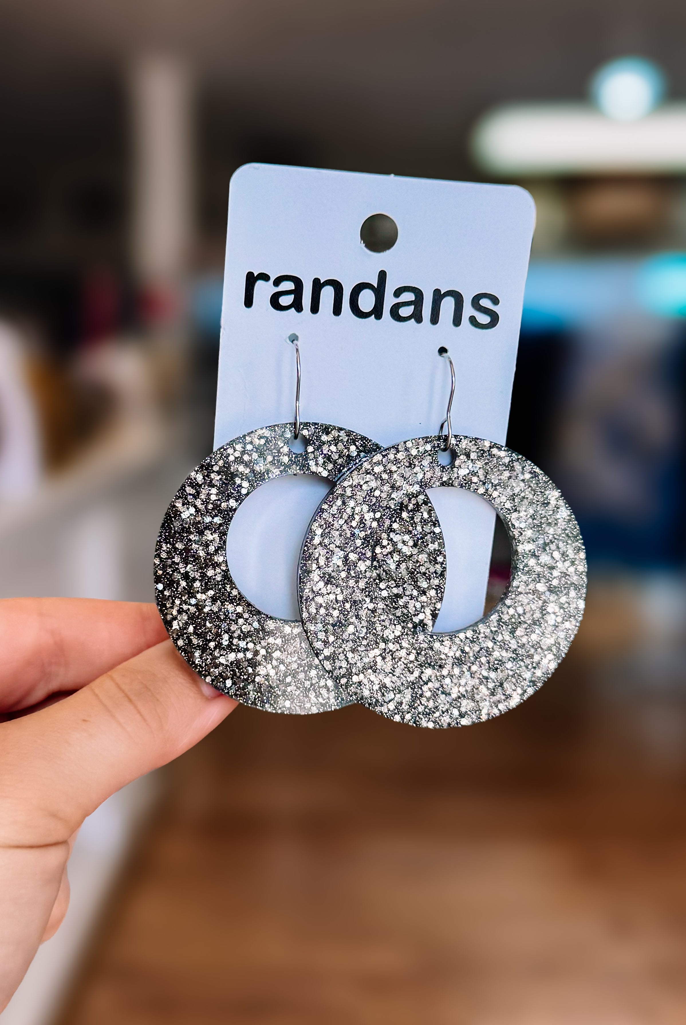 Randans Resin Earrings-Dear Me Southern Boutique, located in DeRidder, Louisiana